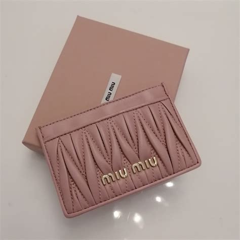card holder miu miu